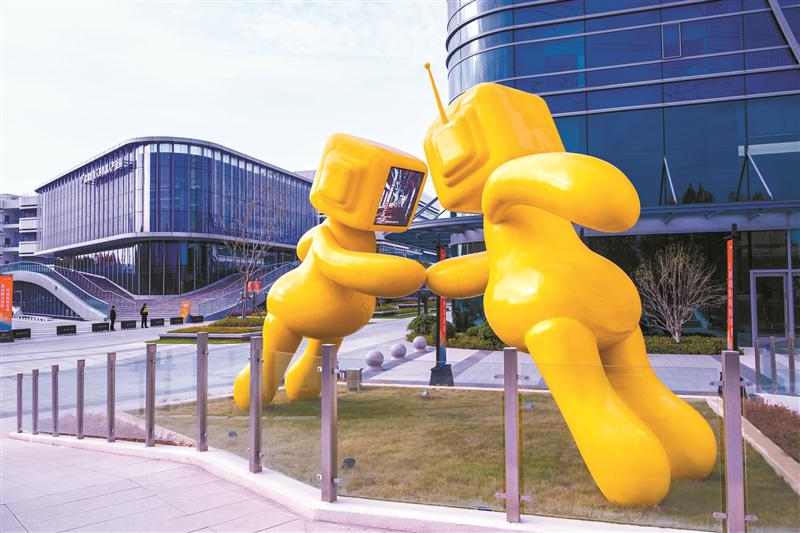 一路兩園，濱湖區?“攀高向新”再出發 劉閭路，頻現“機器人”